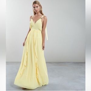 Reiss Yellow Maxi Dress